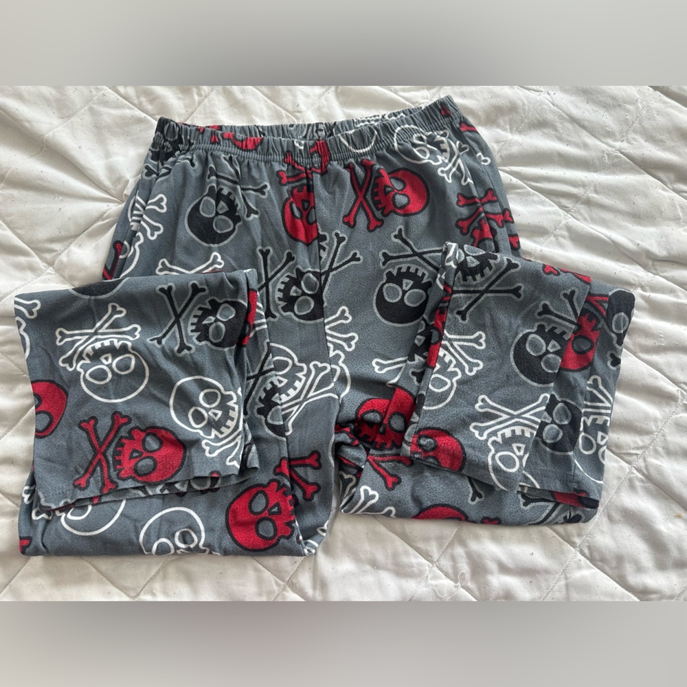 Skull Print cozy lounge pants